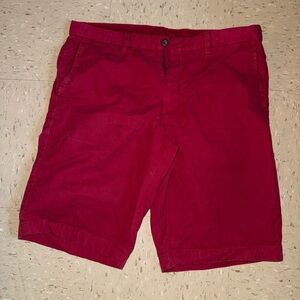 UNIQLO Men's Red Casual Shorts Size L - NEW Condition Summer